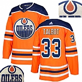 Oilers #33 Talbot Orange With Special Glittery Logo Adidas Jersey,baseball caps,new era cap wholesale,wholesale hats